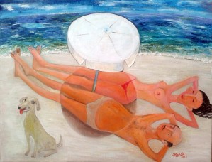 50.The sea.  2018 year Original Painting Oil on Canvas  70 x 90 cm.8500$ by ZAKIR AHMEDOV